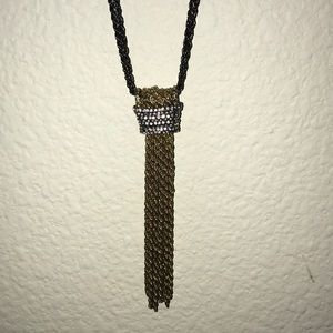 Stella and Dot Windsor tassel fringe necklace